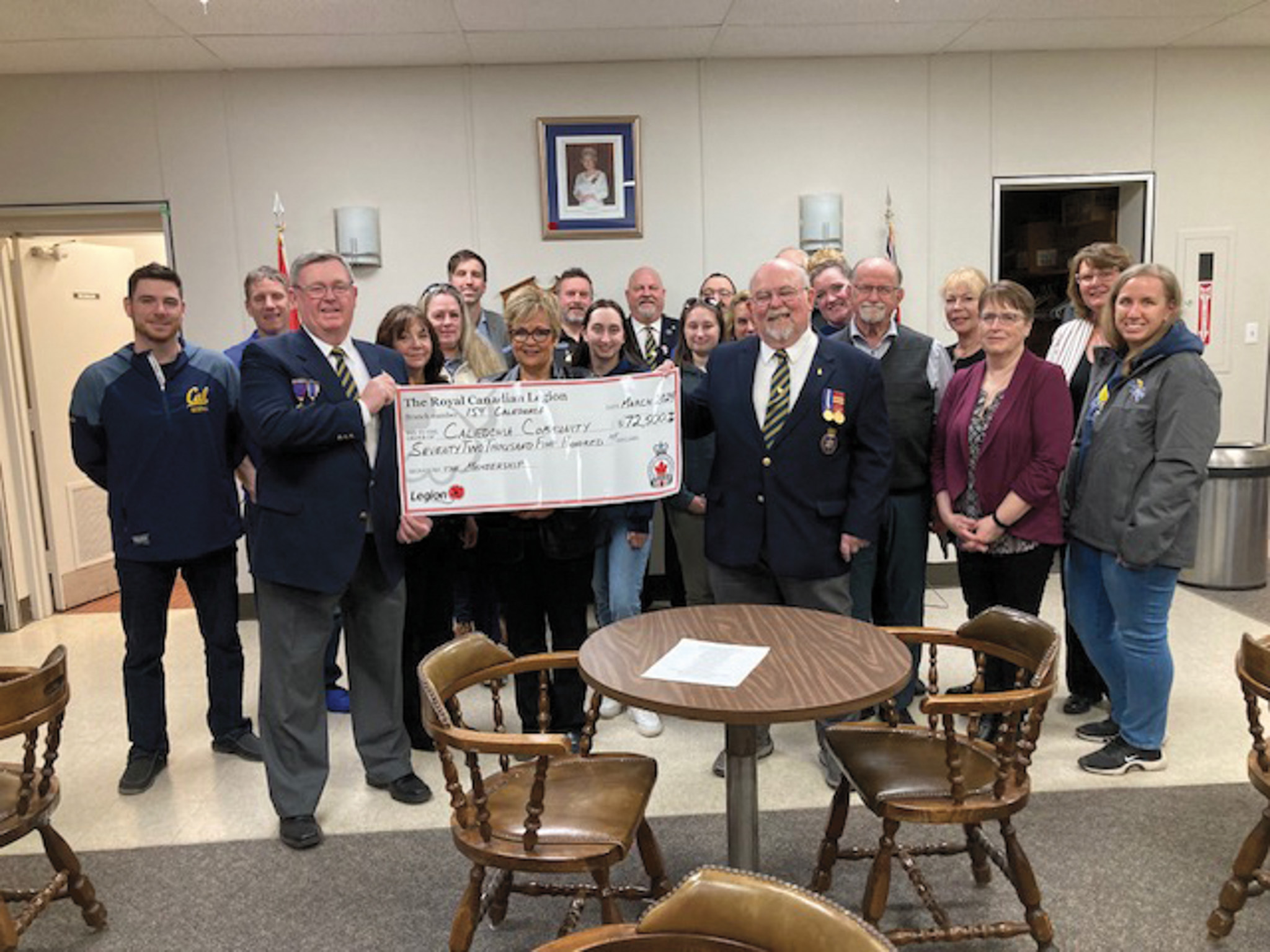 Featured image for Caledonia Legion donates $72,500