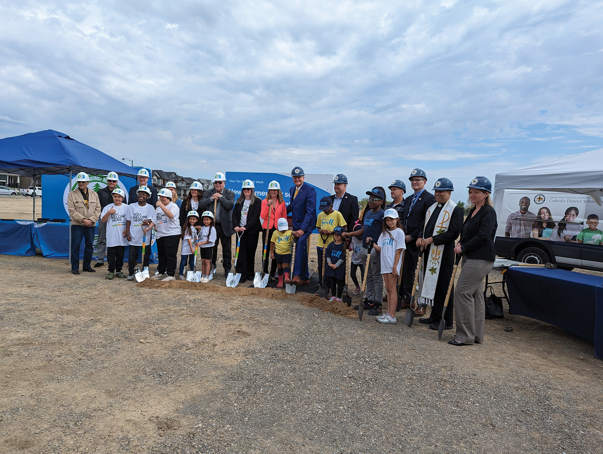 Featured image for Ground officially broken for new elementary school in Caledonia