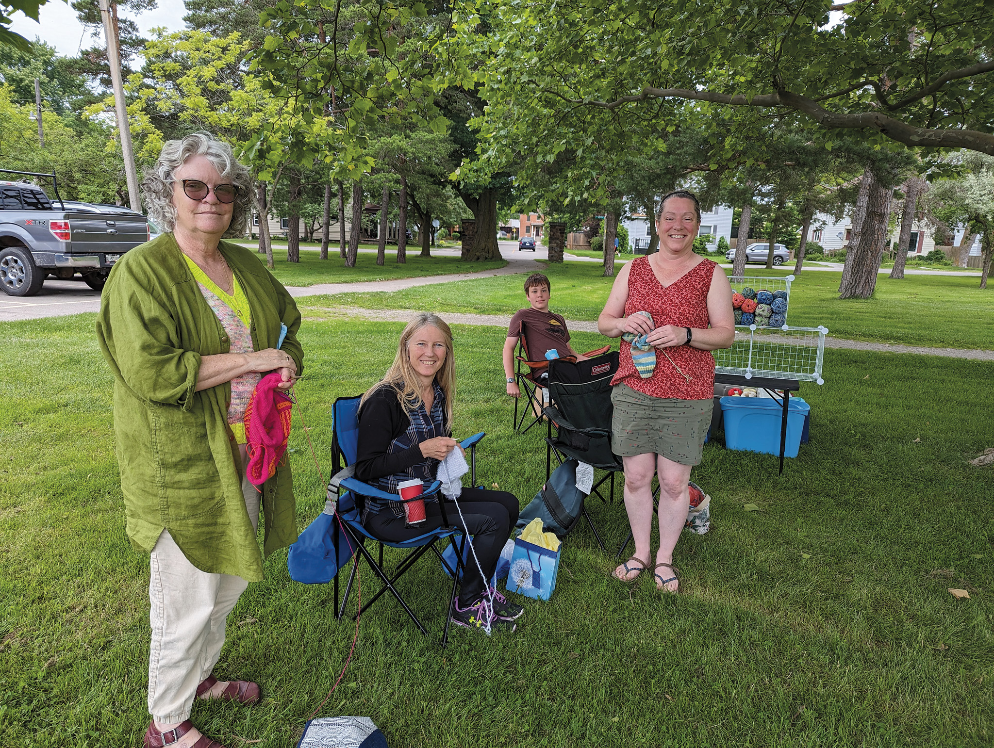 Featured image for Stitching in the park in Hagersville
