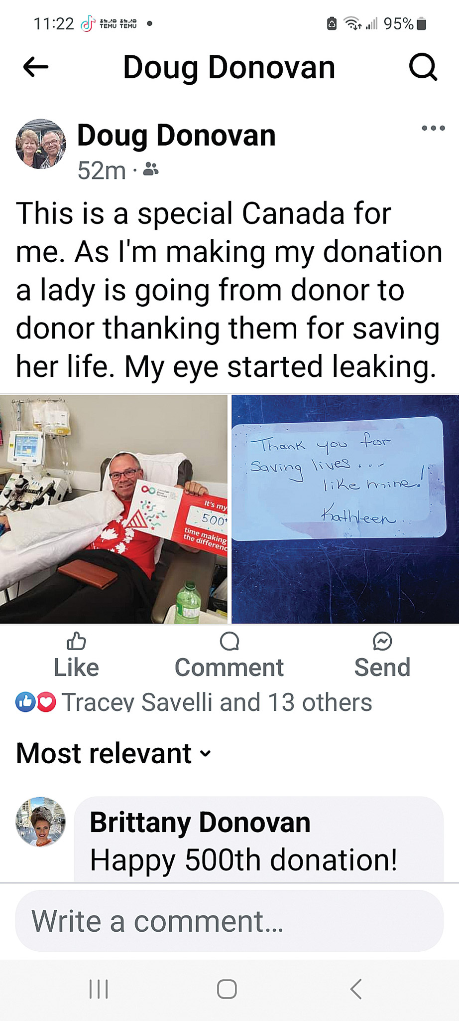 Featured image for Hagersville Lion hits blood donation milestone