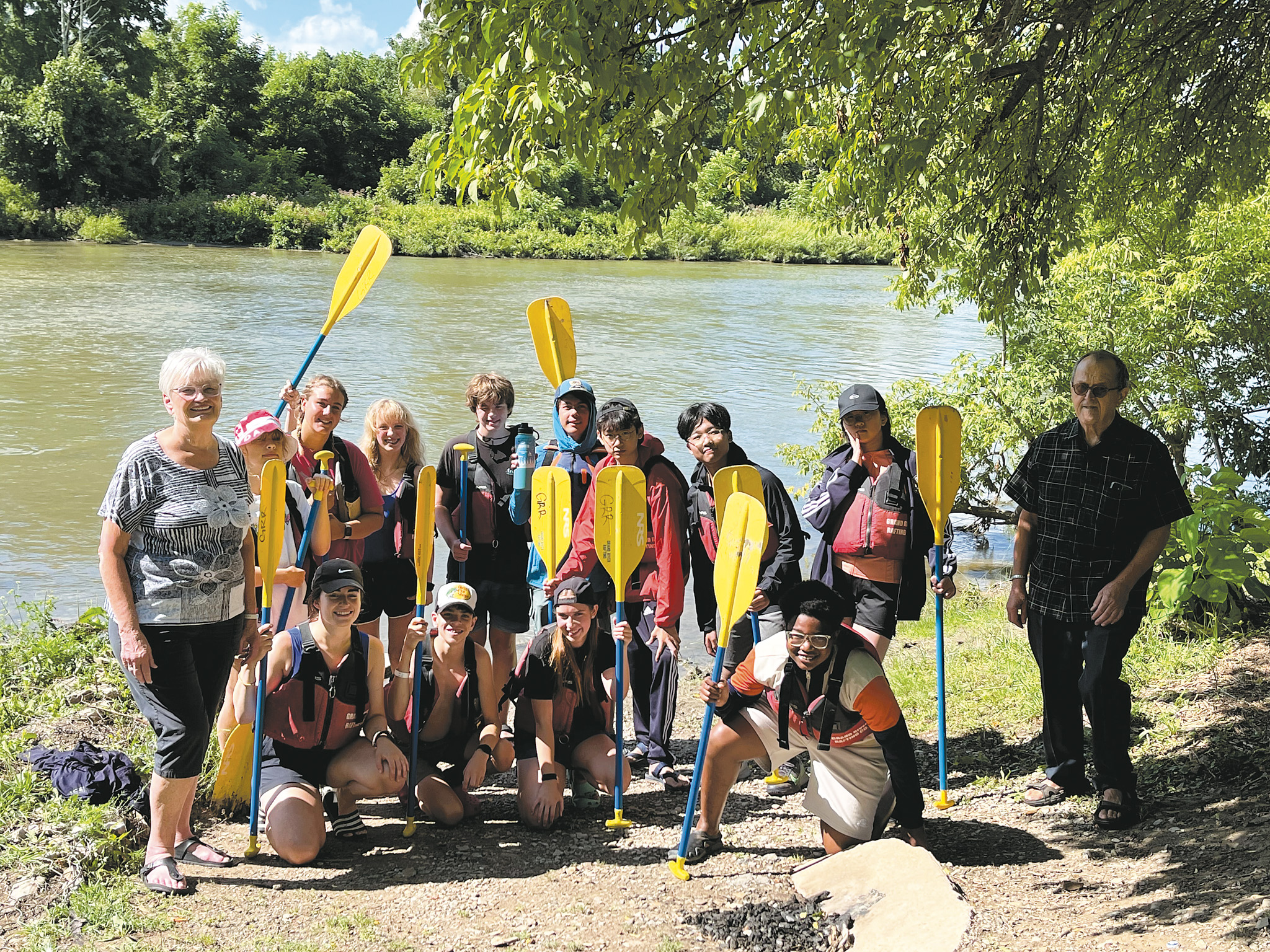 Featured image for Adventure Campers get warm riverside welcome from St. Paul’s Caledonia
