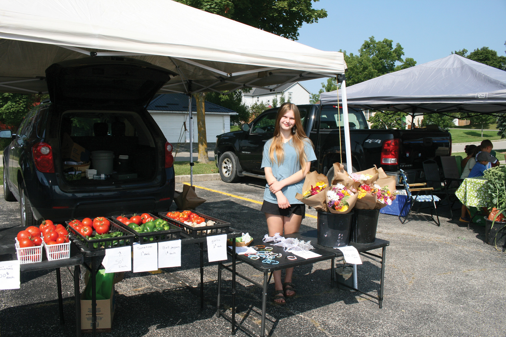 Featured image for Unique farmers market in Cayuga features young vendors