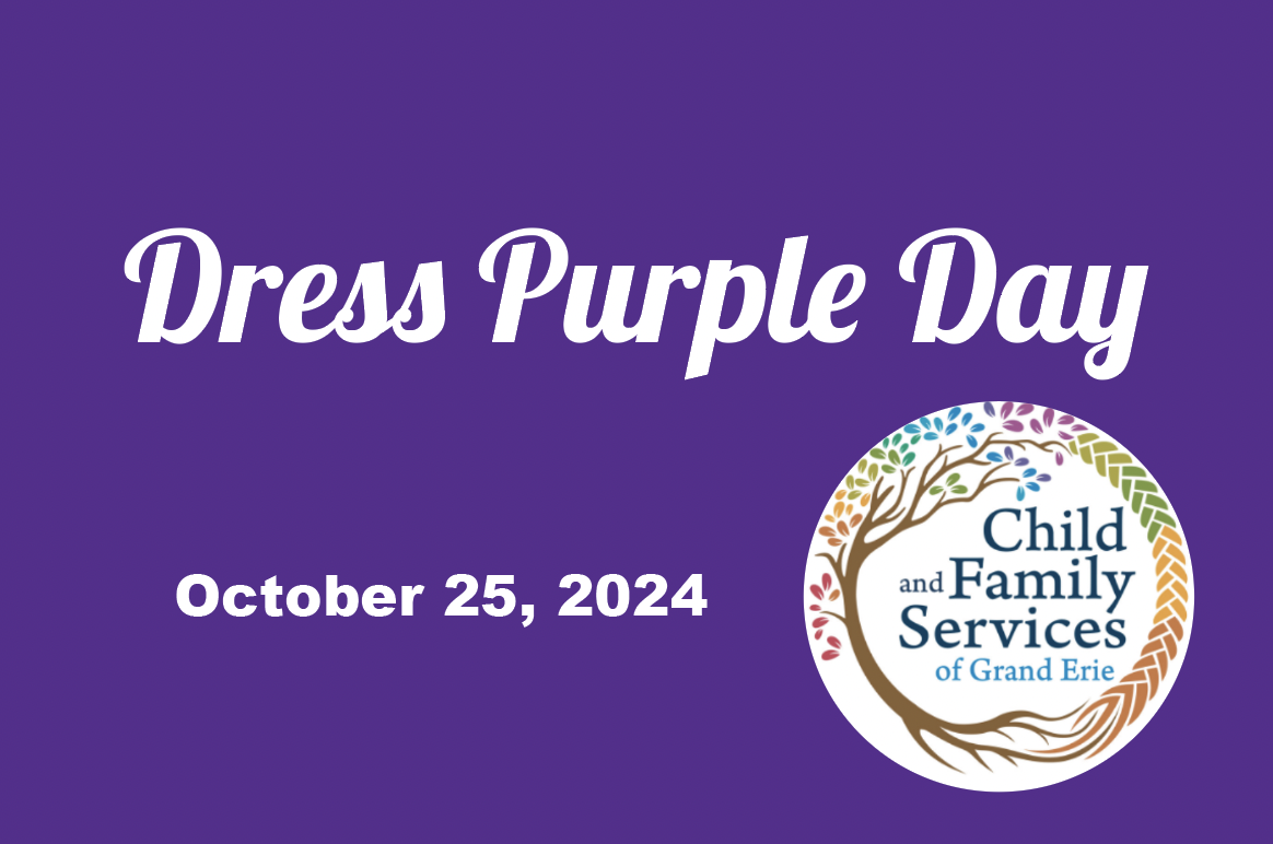 Featured image for Dress purple October 25- Annual event to show support for local kids