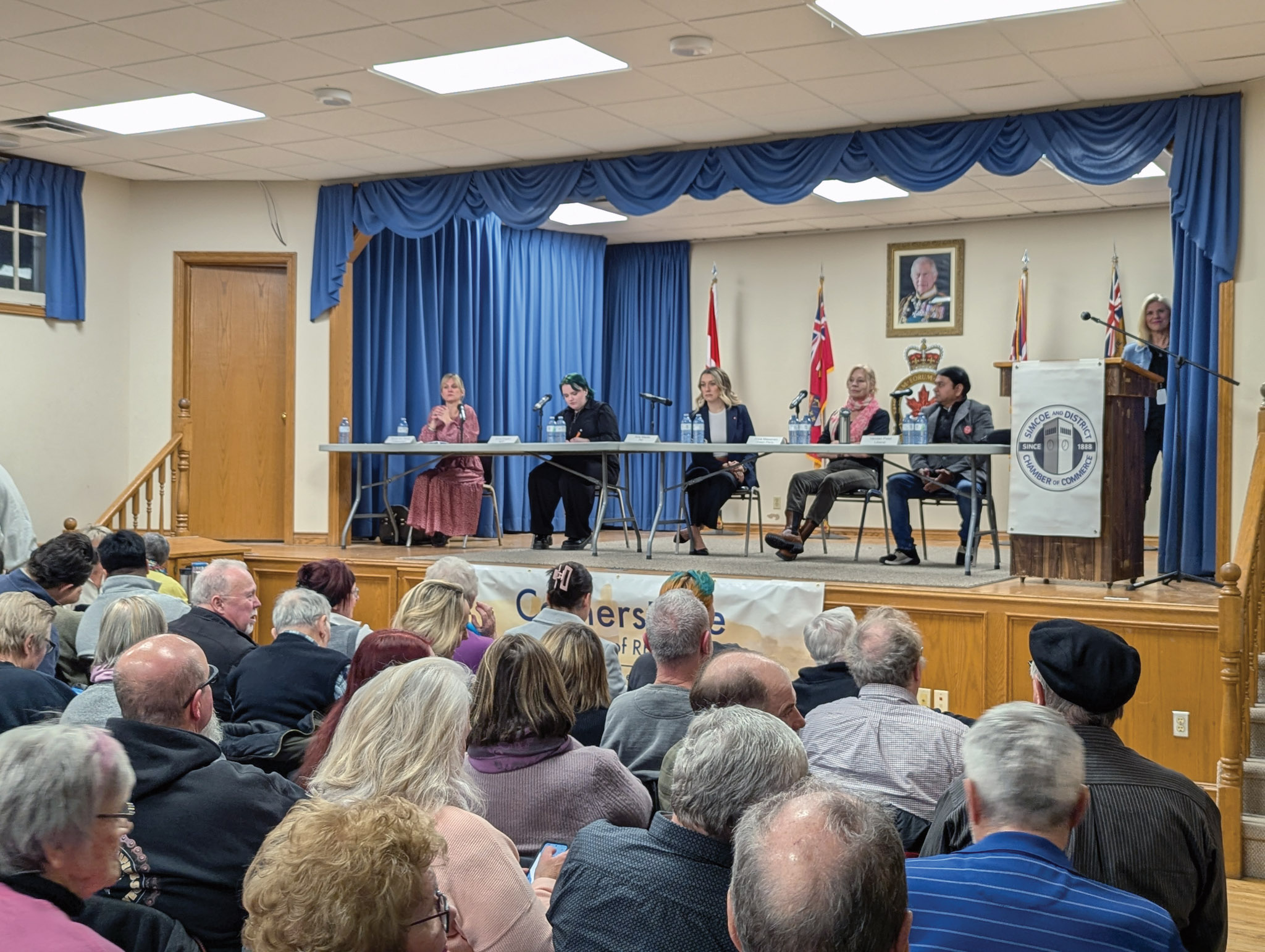 Featured image for Candidates square off in Simcoe Chamber of Commerce debate