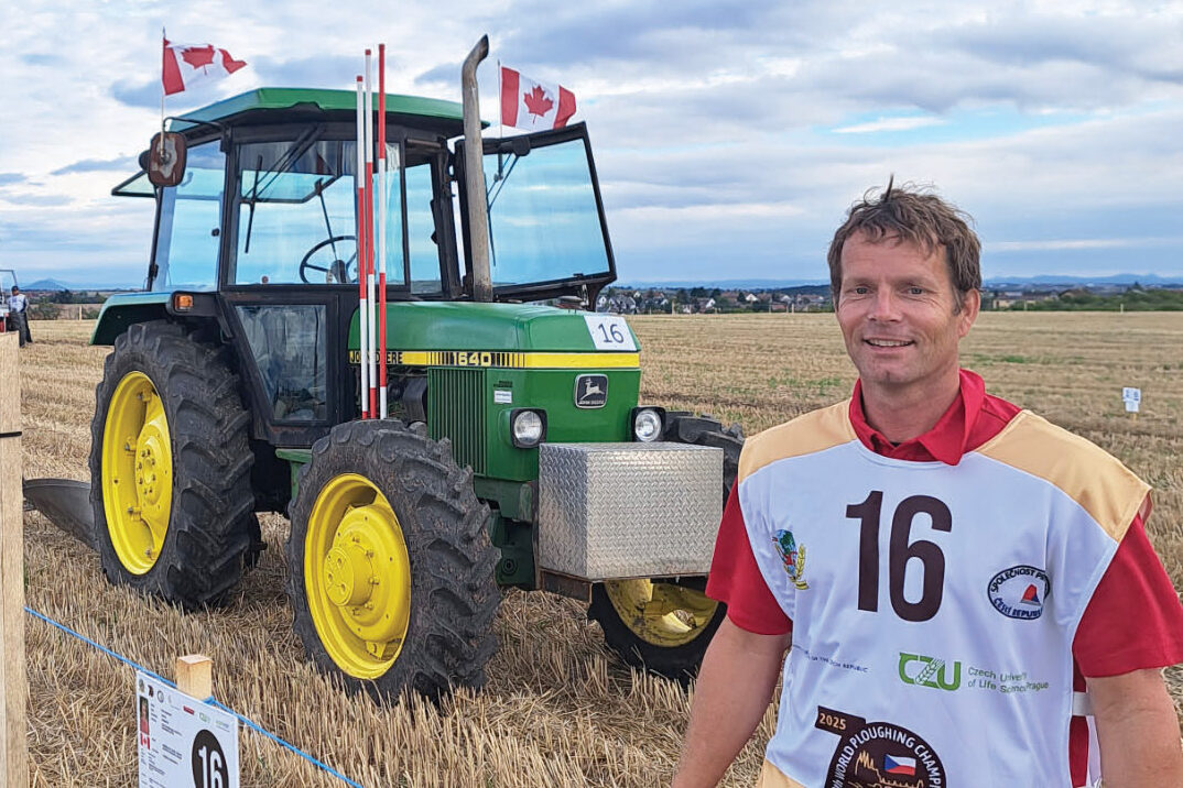 Featured image for Hagersville ploughman represents Canada in Prague
