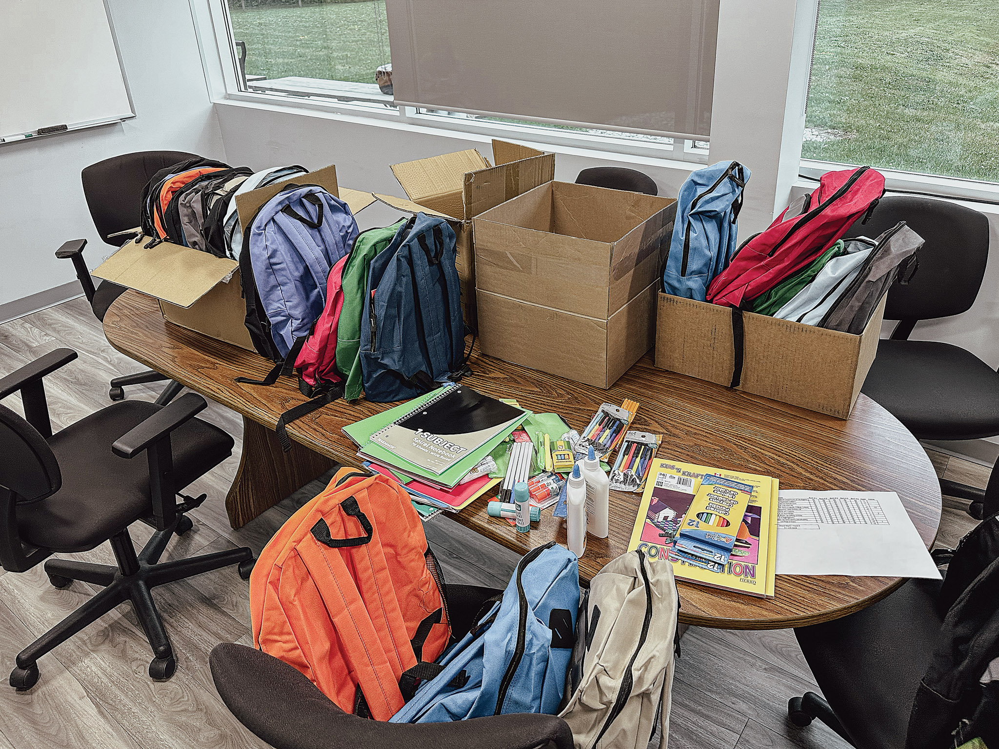 Featured image for Local business pitches in for Hagersville backpack drive