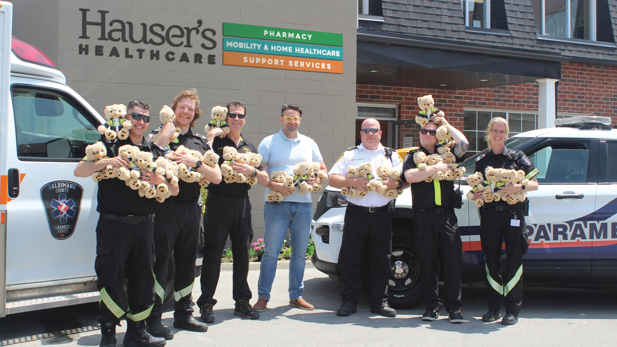 Featured image for Hauser’s Pharmacy brings comfort to children, seniors with teddy bears