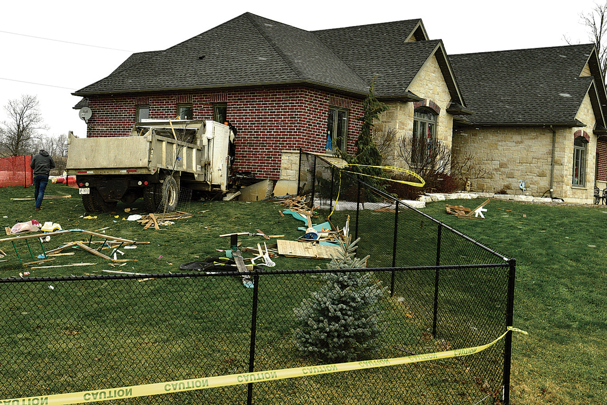 Featured image for Haldimand County looking into safety concerns following dump truck-home collision