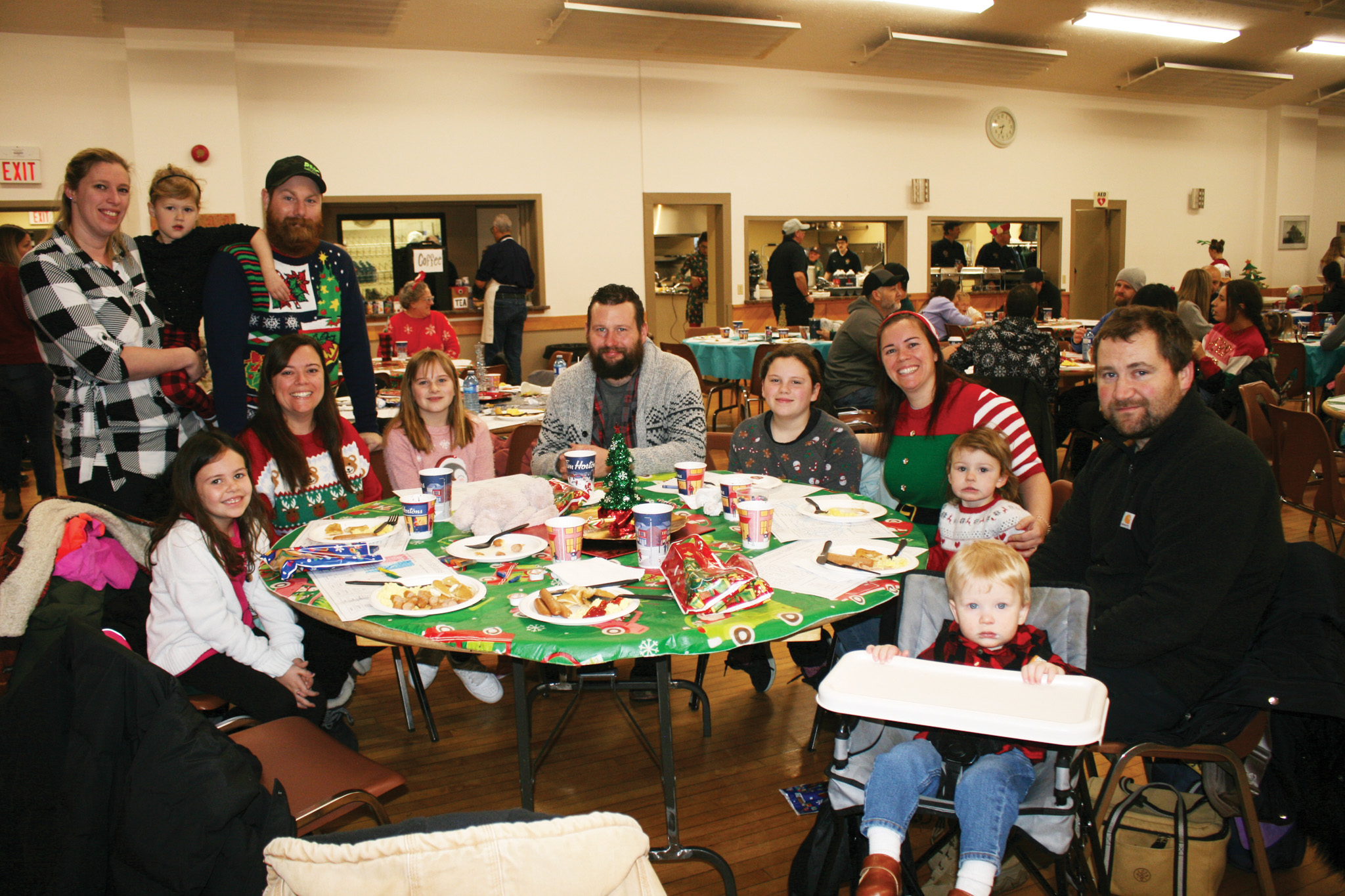 Featured image for Families gather in Jarvis for breakfast with Santa