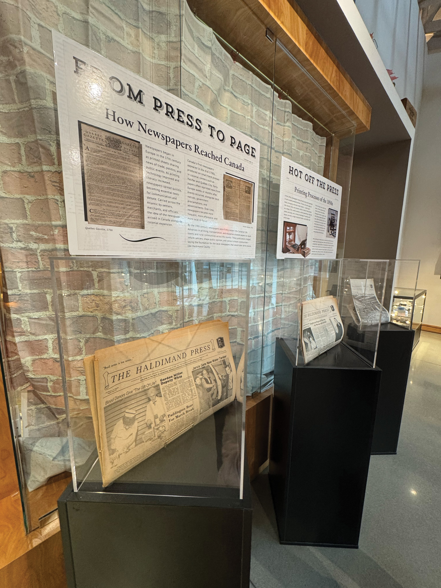 Featured image for Exhibit showcases history of Haldimand’s newspapers