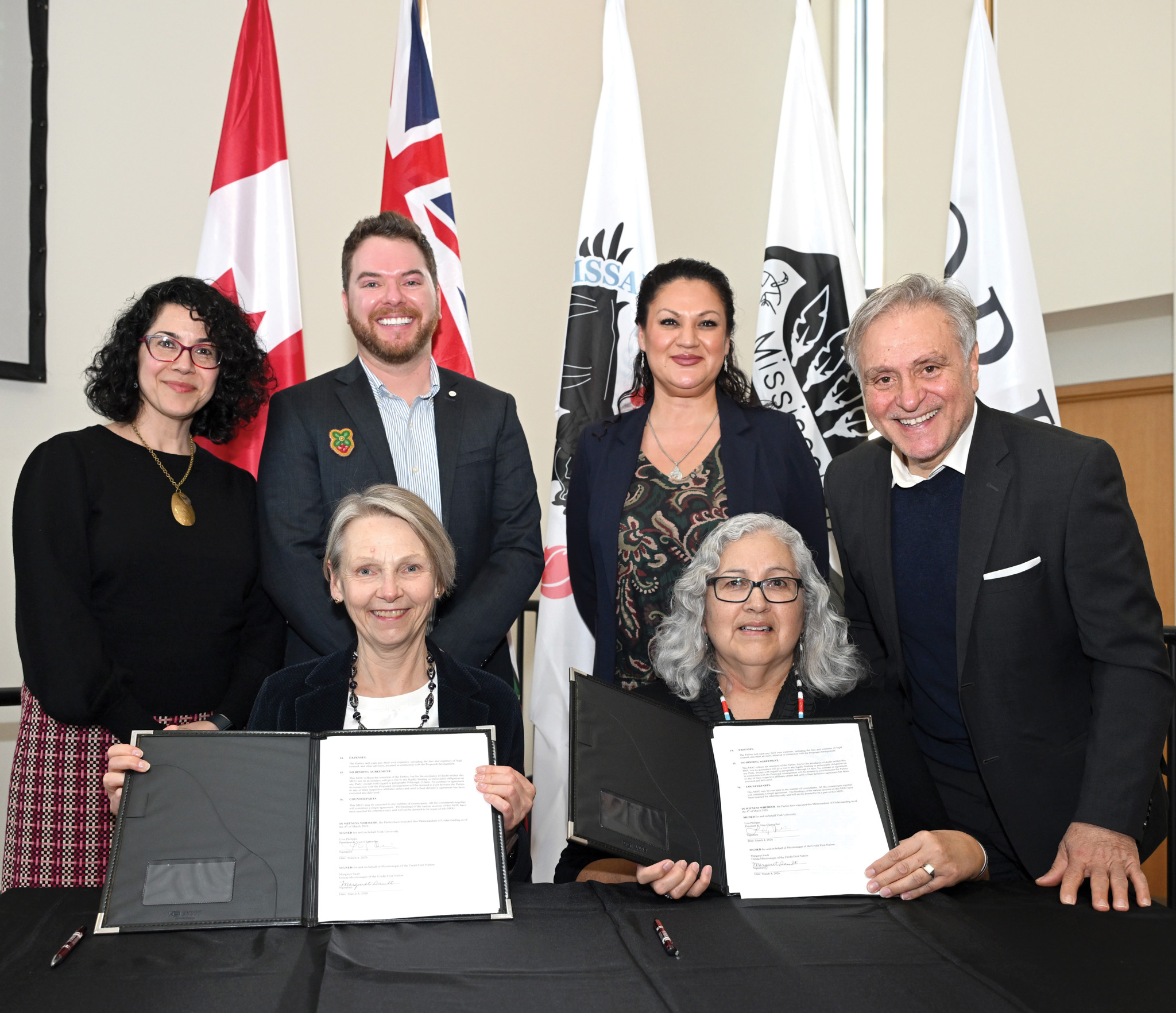Featured image for York University, Mississaugas of the Credit Firs Nation sign Memorandum of Understanding