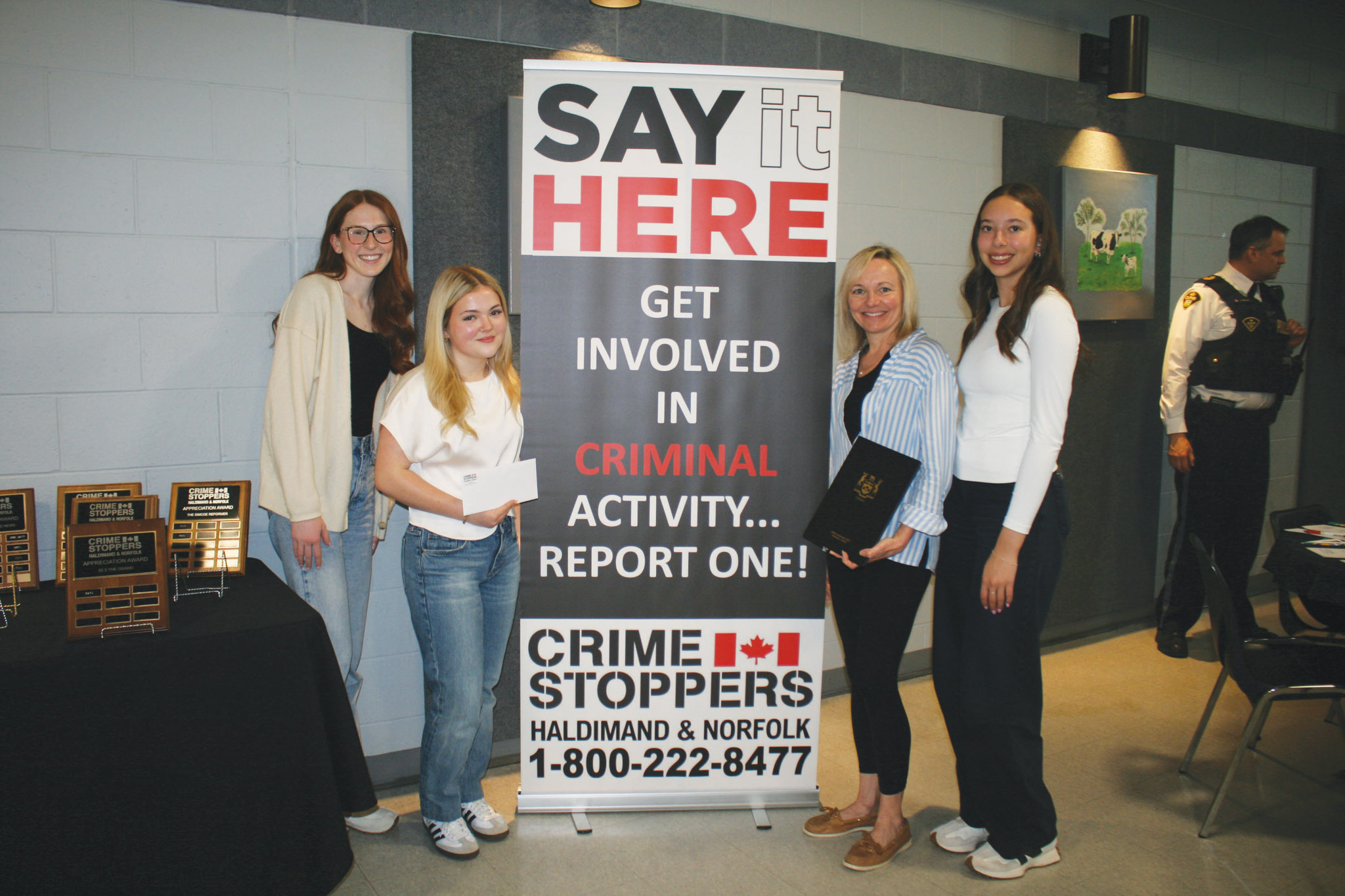 Featured image for Community partners honoured by Crime Stoppers of Haldimand Norfolk