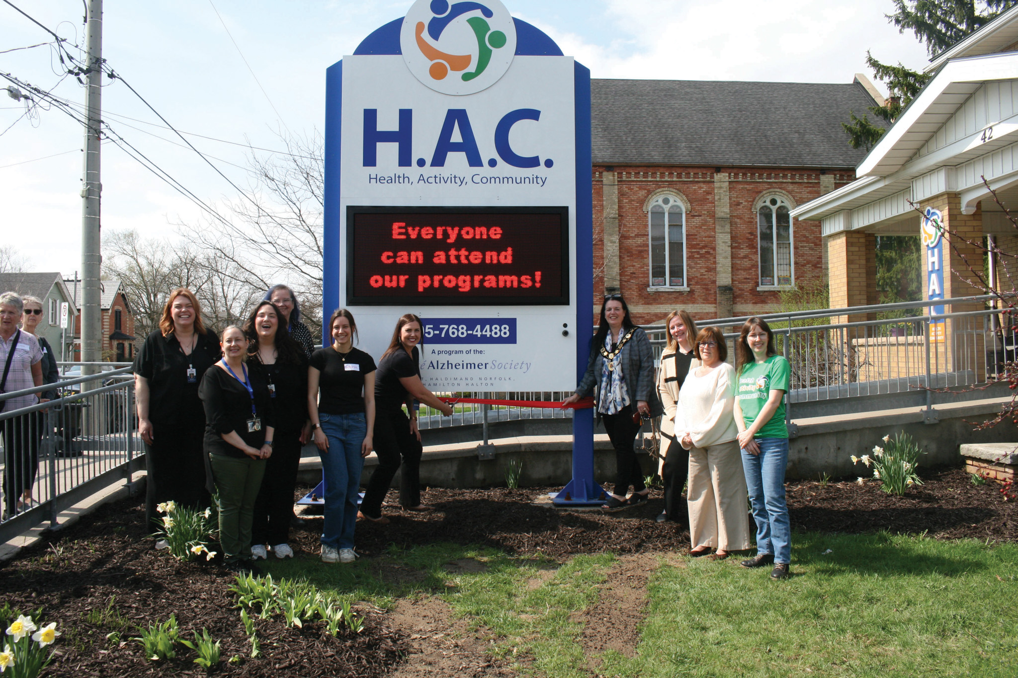 Featured image for HAC’s new sign promotes connection