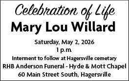Featured image for Mary Lou Willard – Celebration of Life
