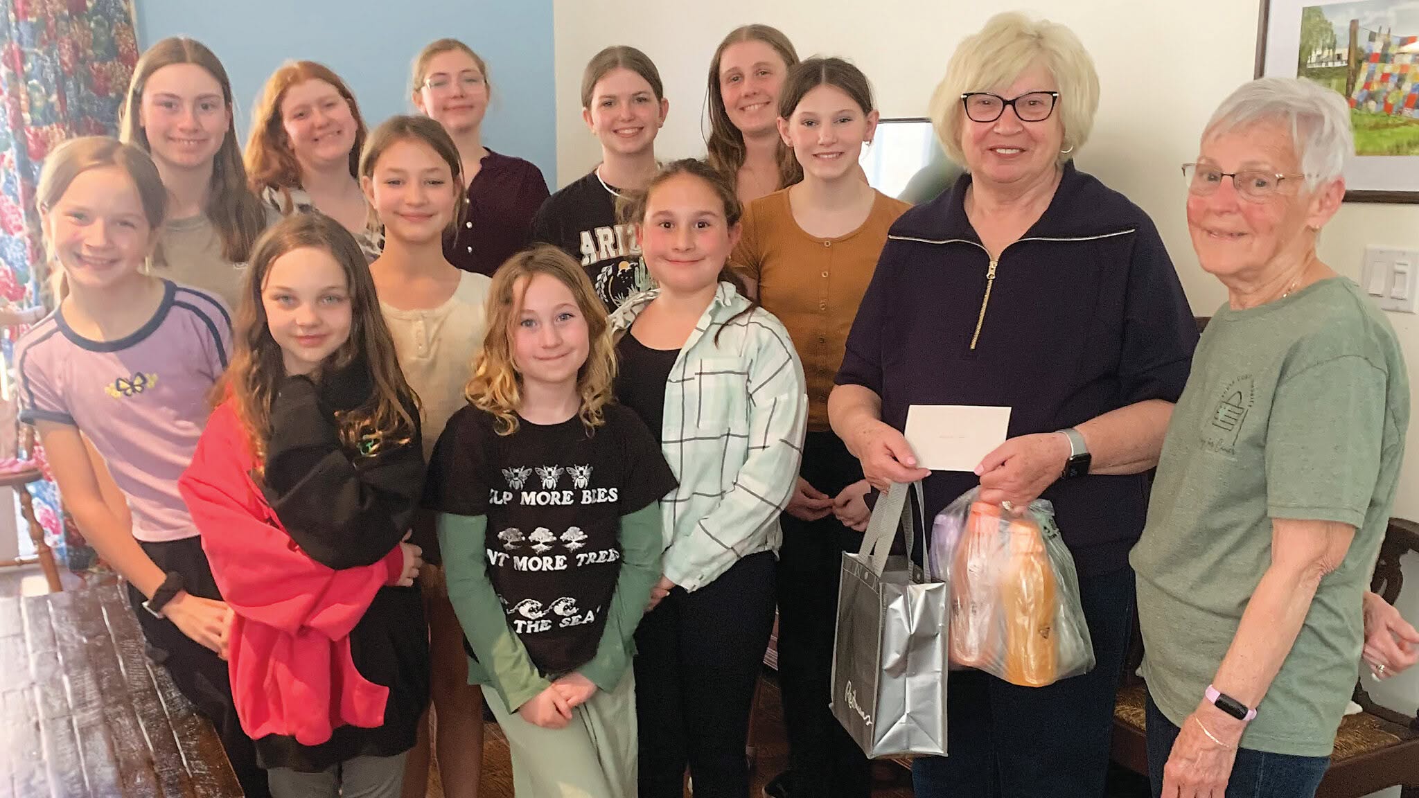 Featured image for Haldimand 4-H Club: Embroidery Club shares projects with cancer patients