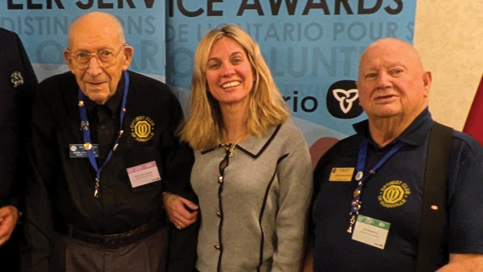 Featured image for Two Dunnville Optimists honoured for years of service