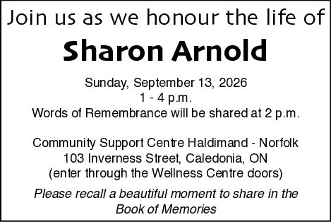Featured image for Celebration of Life for Sharon Arnold