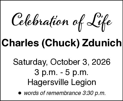 Featured image for Celebration of Life – Charles (Chuck) Zdunich